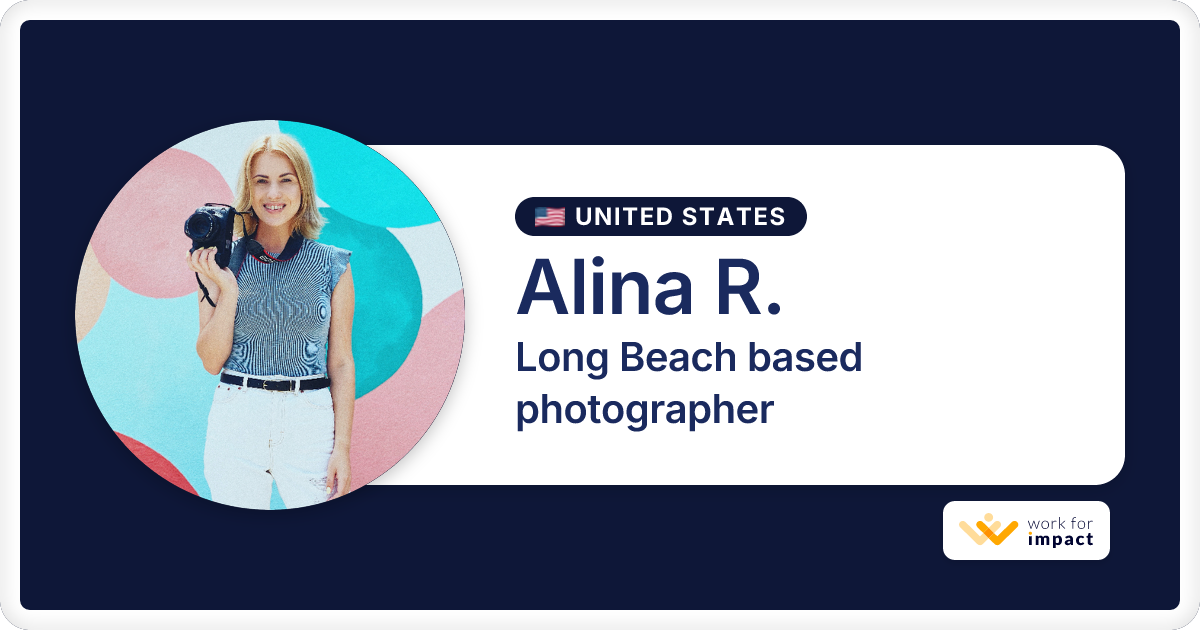 Alina R. is a talented Long Beach based photographer contractor at Work ...