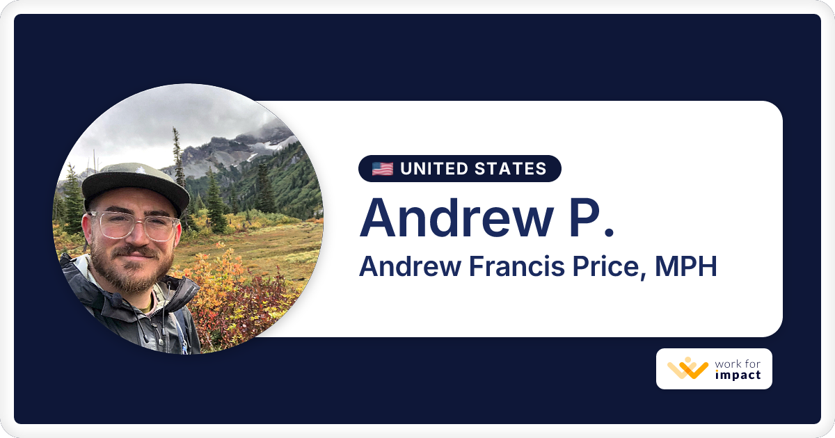 Andrew P. is a talented Andrew Francis Price, MPH contractor at Work ...