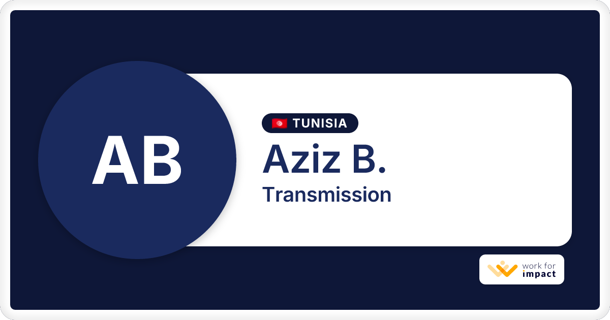 Aziz B. is a talented Transmission contractor at Work for Impact