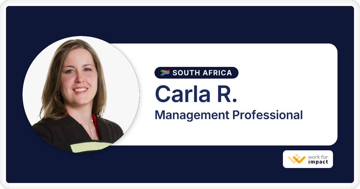 Carla R. is a talented Management Professional contractor at Work for ...