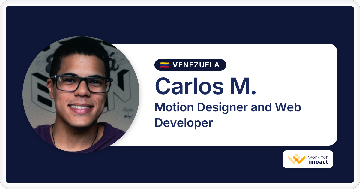 Carlos M. is a talented Motion Designer and Web Developer contractor at ...