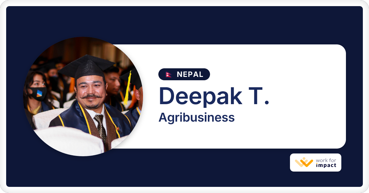 Deepak T. is a talented independent contractor at Work for Impact, that ...