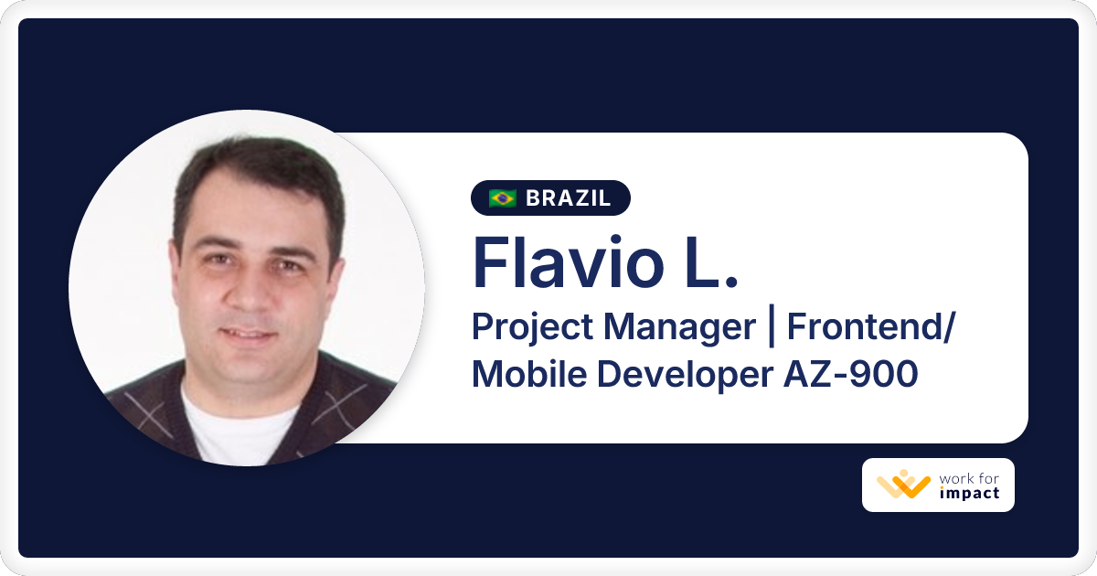 Flavio L. is a talented Project Manager | Frontend/Mobile Developer AZ ...