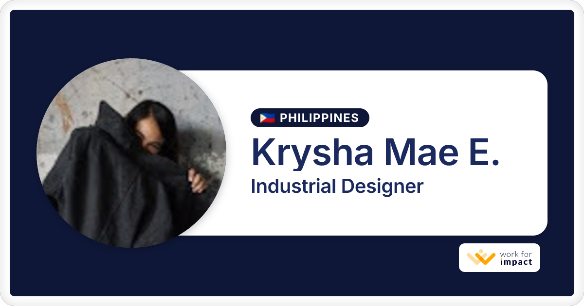 Krysha Mae E. is a talented Industrial Designer contractor at Work for ...
