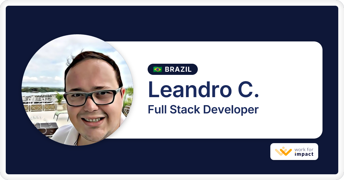 Leandro C. F. is a talented Full Stack Developer contractor at Work for ...