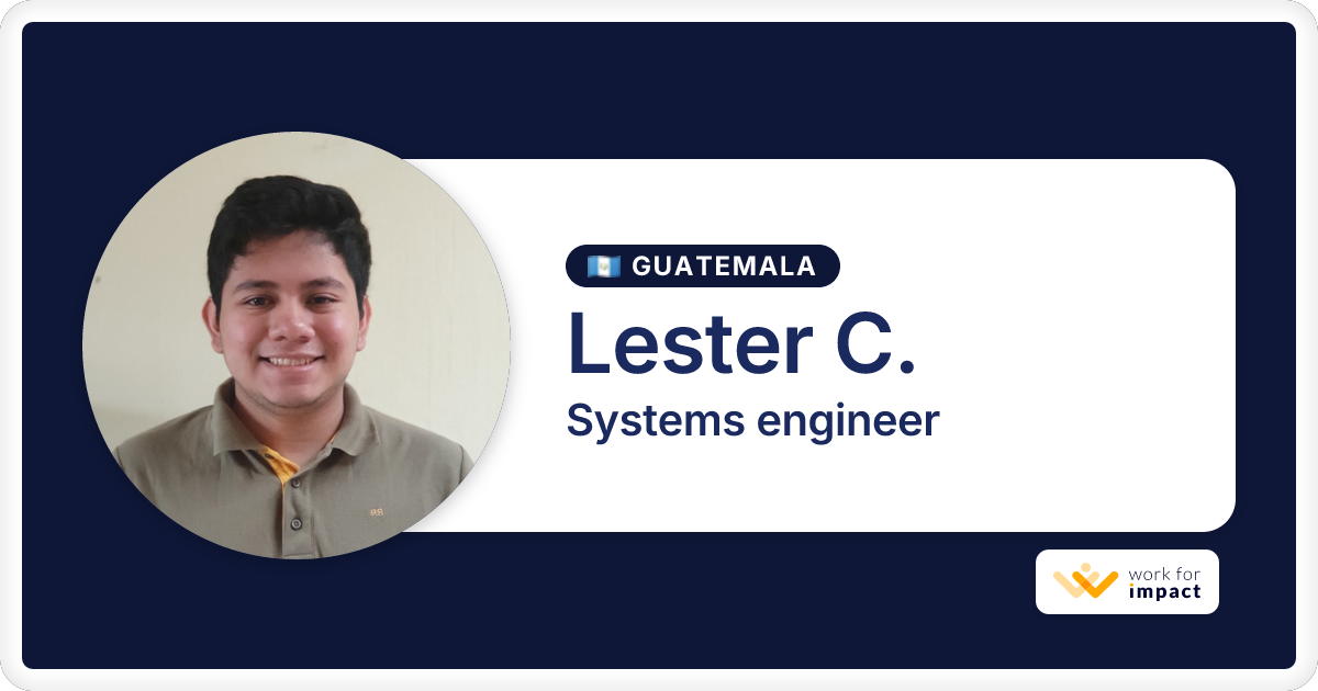 Lester C. is a talented Systems engineer contractor at Work for Impact