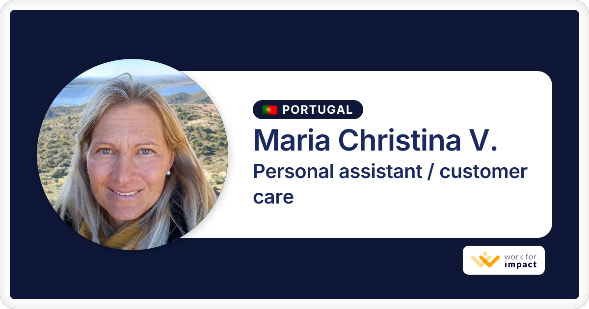 Maria Christina V. is a talented Personal assistant / customer care ...