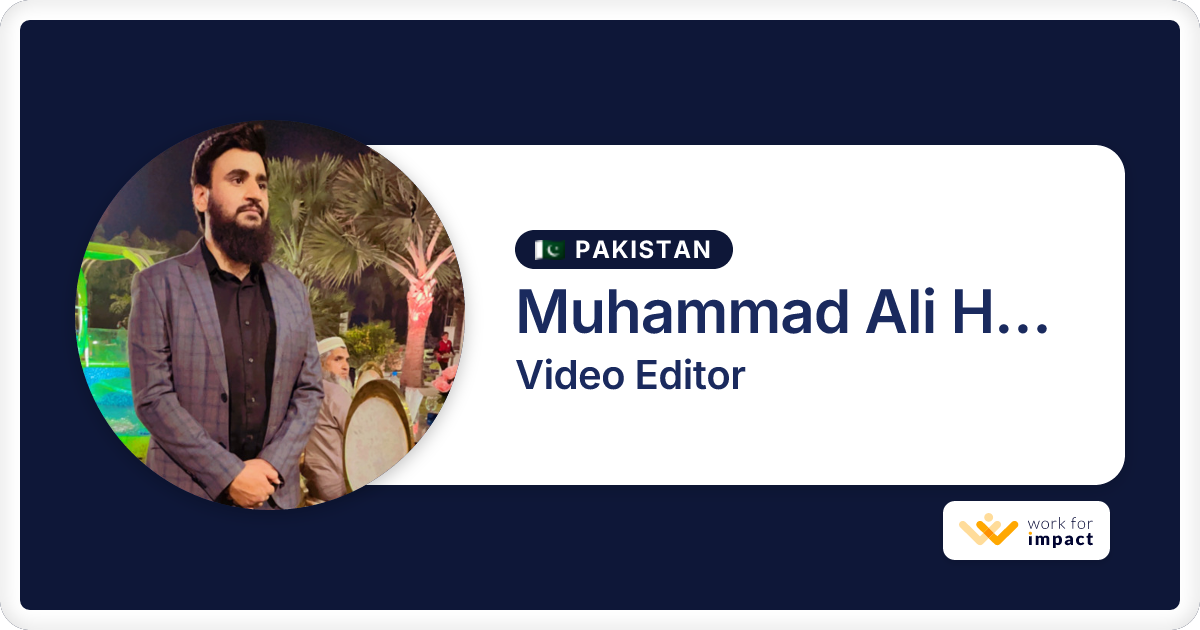 Muhammad Ali Husnain Z. is a talented Video Editor contractor at Work ...