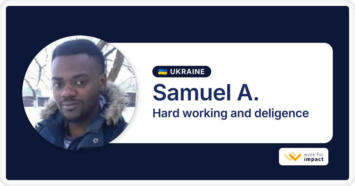 Samuel A. is a talented Hard working and deligence contractor at Work ...